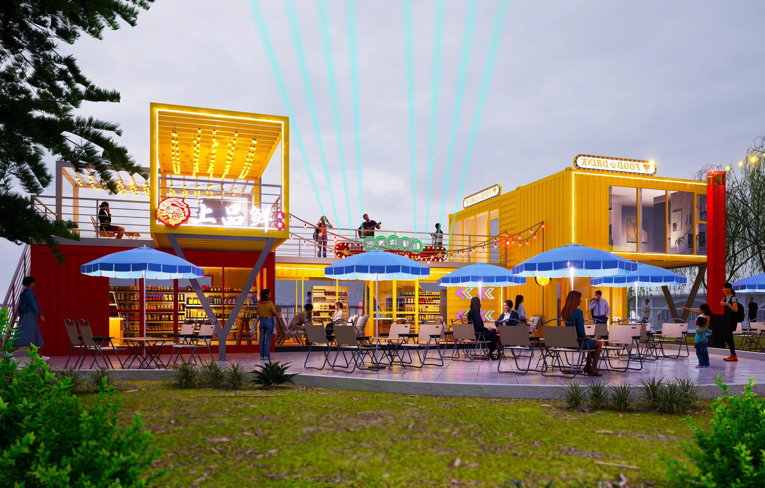 紅集裝箱可以做二層嗎？？在設計做兩層的話如何考慮安全